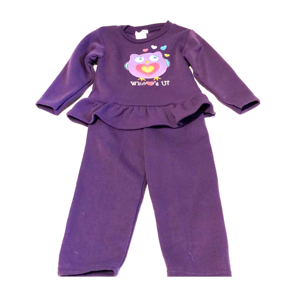 Teddy Boom 2 piece girls sweat shirt/pants NWT 2T